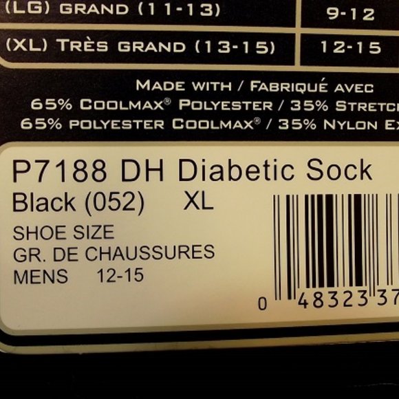 DENVER HAYES, Diabetic Socks, Men XL Lot of 3, - Picture 4 of 8
